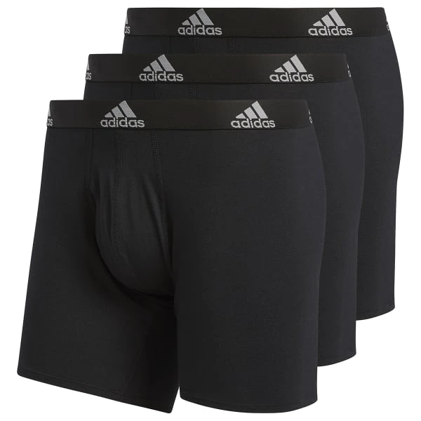 ADIDAS Men's Stretch Cotton Boxer Brief, 3 Pack 1 ADIDAS Men's Stretch Cotton Boxer Brief, 3 Pack