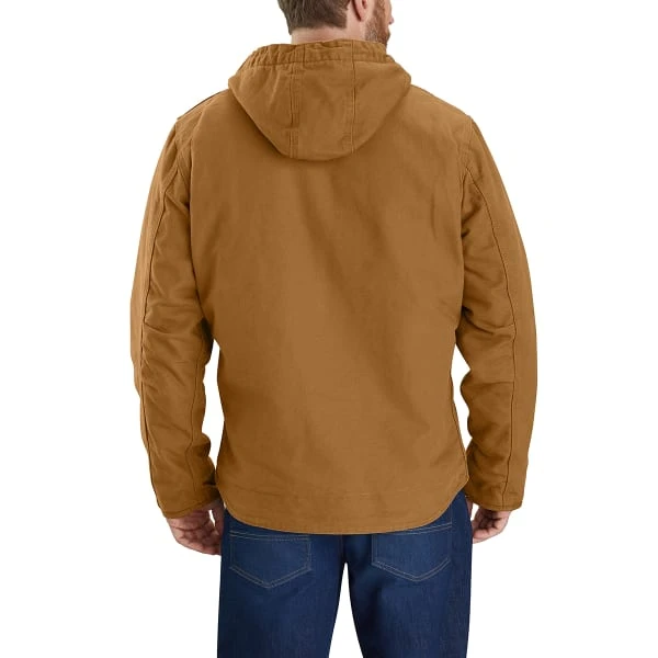CARHARTT Men's Washed Duck Sherpa-Lined Jacket 3 CARHARTT Men's Washed Duck Sherpa-Lined Jacket - Image 3