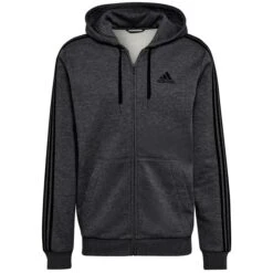 ADIDAS Men's Essential Fleece Full Zip Hoodie