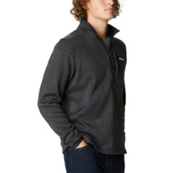COLUMBIA Men's Sweater Weather Fleece Half Zip Pullover -Fam By Style 2074782 001 alt3