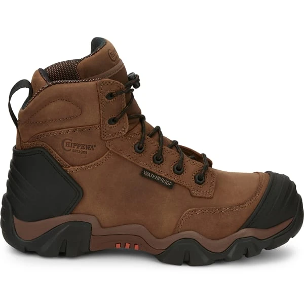 CHIPPEWA Men's 6" Waterproof Nano Comp Toe Hiking Boots, Wide 2 CHIPPEWA Men's 6" Waterproof Nano Comp Toe Hiking Boots, Wide - Image 2