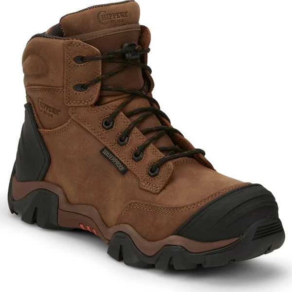 CHIPPEWA Men's 6" Waterproof Nano Comp Toe Hiking Boots, Wide 1 CHIPPEWA Men's 6" Waterproof Nano Comp Toe Hiking Boots, Wide