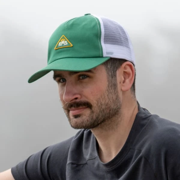 EMS Men's Triangle Patch Trucker Hat 4 EMS Men's Triangle Patch Trucker Hat - Image 4