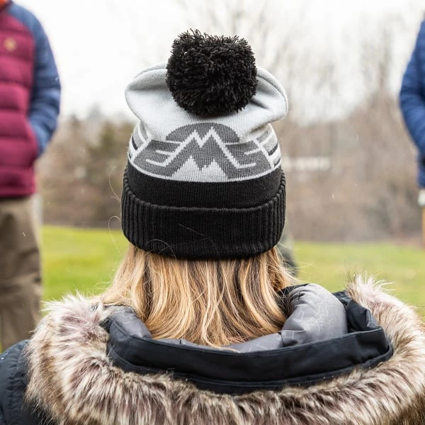 EMS Black & White Beanie 3 EMS Black & White Beanie - Image 3