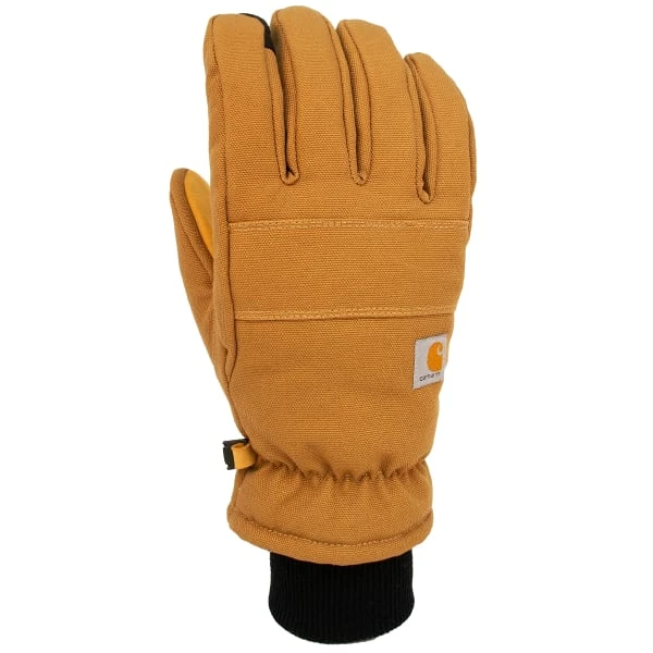 CARHARTT Men's Duck/Synthetic Leather Knit Cuff Glove 1 CARHARTT Men's Duck/Synthetic Leather Knit Cuff Glove
