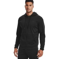 UNDER ARMOUR Men's Armour Fleece Full Zip Hoodie -Fam By Style 2076957 001 alt2
