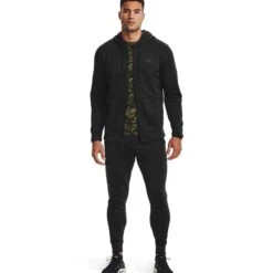 UNDER ARMOUR Men's Armour Fleece Full Zip Hoodie -Fam By Style 2076957 001 alt5