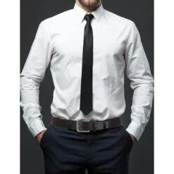 SKECHERS Men's 35MM Edge Paint Casual Belt -Fam By Style 2077423 001 alt2