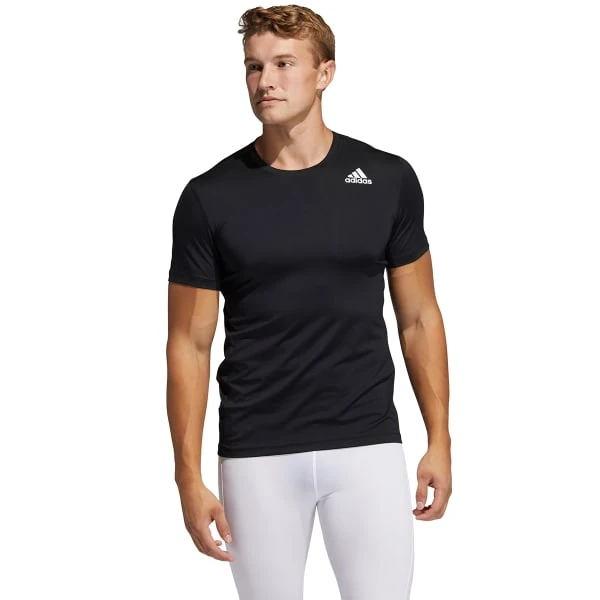 ADIDAS Men's Techfit Fitted Short Sleeve Tee 2 ADIDAS Men's Techfit Fitted Short Sleeve Tee - Image 2
