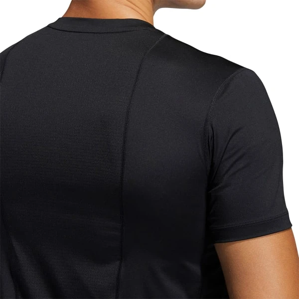 ADIDAS Men's Techfit Fitted Short Sleeve Tee 6 ADIDAS Men's Techfit Fitted Short Sleeve Tee - Image 6