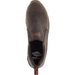 MERRELL Men's Jungle Moc Leather Comp Toe Work Shoe -Fam By Style 2078635 201 alt5