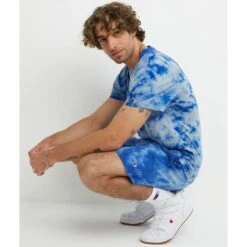 CHAMPION Men's Crush Dye Fleece 7" Shorts -Fam By Style 2078665 404 alt6