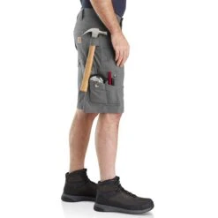 CARHARTT Men's Rugged Flex Relaxed Fit Cargo Work Shorts -Fam By Style 2079246 004 alt6
