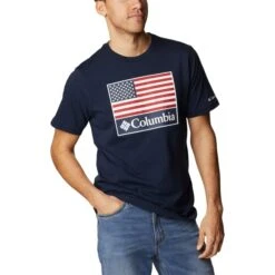 COLUMBIA Men's CSC Country Logo Short-Sleeve Tee -Fam By Style 2079305 402 alt3