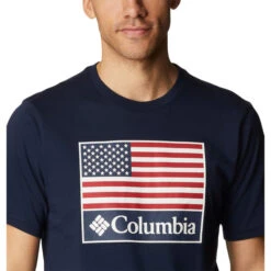 COLUMBIA Men's CSC Country Logo Short-Sleeve Tee -Fam By Style 2079305 402 alt4