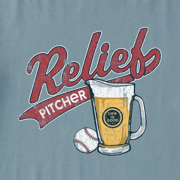 LIFE IS GOOD Men's Relief Pitcher Crusher Graphic Tee 2 LIFE IS GOOD Men's Relief Pitcher Crusher Graphic Tee - Image 2