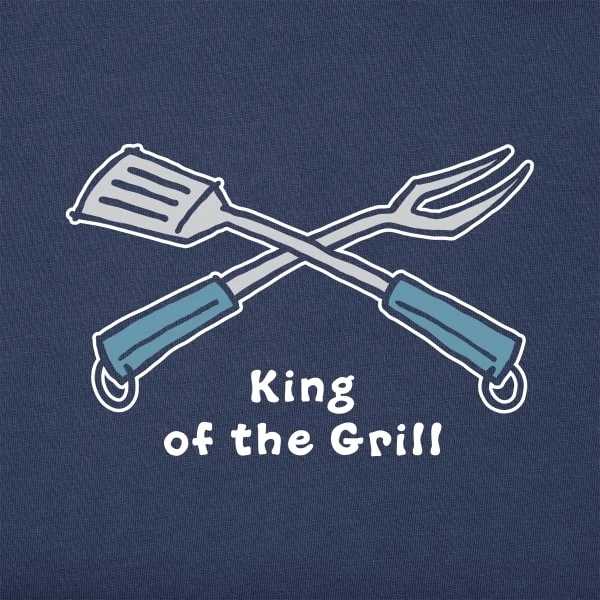 LIFE IS GOOD Men's King Of The Grill Crusher Short-Sleeve Tee 2 LIFE IS GOOD Men's King Of The Grill Crusher Short-Sleeve Tee - Image 2