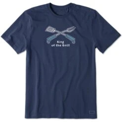 LIFE IS GOOD Men's King Of The Grill Crusher Short-Sleeve Tee