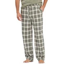 LIFE IS GOOD Putty Plaid Classic Sleep Pants