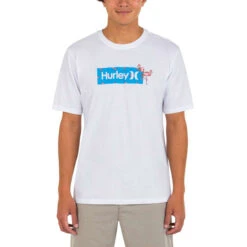 HURLEY Men's Ditsy Box Short-Sleeve Tee -Fam By Style 2079717 101 alt2