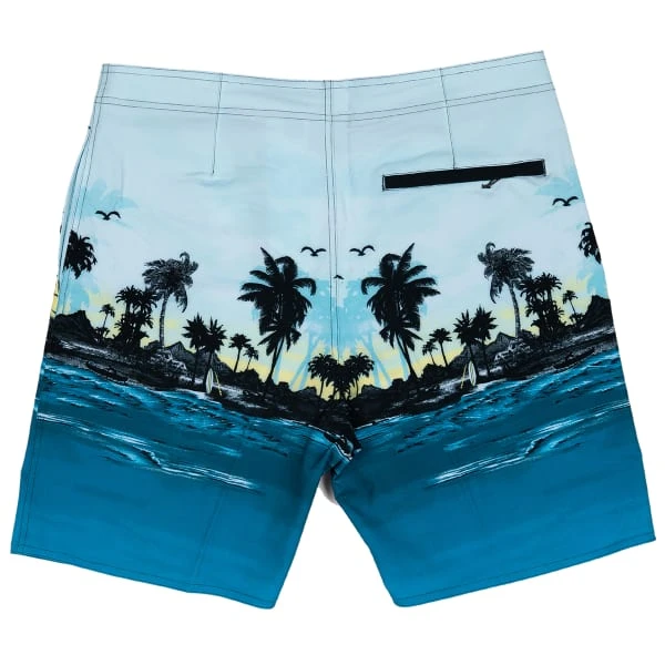 BURNSIDE Guys 19" Island Hopper Board Shorts 2 BURNSIDE Guys 19" Island Hopper Board Shorts - Image 2
