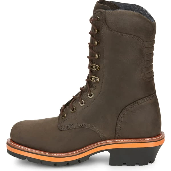 CHIPPEWA Men's Thunderstruck 10" Soft Toe Insulated Logger Boots, Extra Wide Width 3 CHIPPEWA Men's Thunderstruck 10" Soft Toe Insulated Logger Boots, Extra Wide Width - Image 3