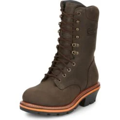 CHIPPEWA Men's Thunderstruck 10" Soft Toe Insulated Logger Boots, Extra Wide Width 12 CHIPPEWA Men's Thunderstruck 10" Soft Toe Insulated Logger Boots, Extra Wide Width -Fam By Style 2080415 202 alt3