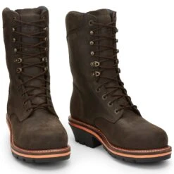 CHIPPEWA Men's Thunderstruck 10" Soft Toe Insulated Logger Boots, Extra Wide Width 13 CHIPPEWA Men's Thunderstruck 10" Soft Toe Insulated Logger Boots, Extra Wide Width -Fam By Style 2080415 202 alt4