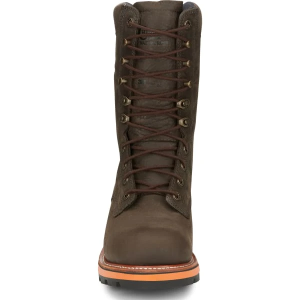 CHIPPEWA Men's Thunderstruck 10" Soft Toe Insulated Logger Boots, Extra Wide Width 6 CHIPPEWA Men's Thunderstruck 10" Soft Toe Insulated Logger Boots, Extra Wide Width - Image 6