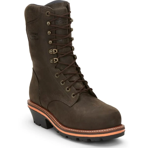 CHIPPEWA Men's Thunderstruck 10" Soft Toe Insulated Logger Boots, Extra Wide Width 1 CHIPPEWA Men's Thunderstruck 10" Soft Toe Insulated Logger Boots, Extra Wide Width