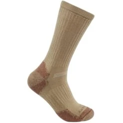 CARHARTT Men's Cotton Crew Socks, 3 Pack
