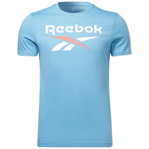 REEBOK Men's Identity Big Logo Short-Sleeve Tee 1 REEBOK Men's Identity Big Logo Short-Sleeve Tee