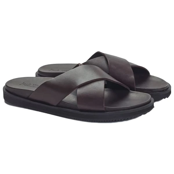 JACK WILLS Men's Cross Over Slider Sandals 1 JACK WILLS Men's Cross Over Slider Sandals