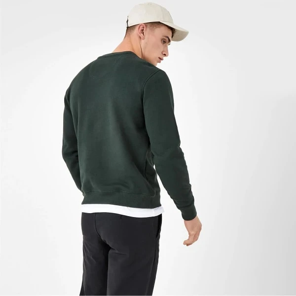 JACK WILLS Men's Rainford Flocked Graphic Crew Neck Sweatshirt 2 JACK WILLS Men's Rainford Flocked Graphic Crew Neck Sweatshirt - Image 2