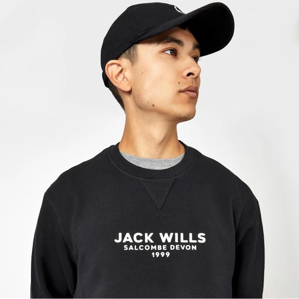 JACK WILLS Men's Strensham Crew Neck Sweatshirt 3 JACK WILLS Men's Strensham Crew Neck Sweatshirt - Image 3