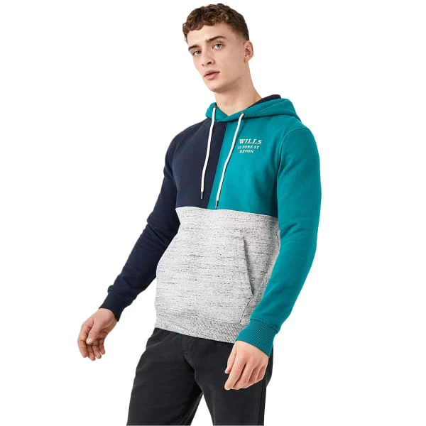 JACK WILLS Men's Crewe Cut And Sew Panel Hoodie 1 JACK WILLS Men's Crewe Cut And Sew Panel Hoodie