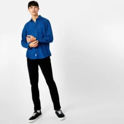 JACK WILLS Men's Newick Gingham Check Button Down Shirt 8 JACK WILLS Men's Newick Gingham Check Button Down Shirt -Fam By Style 2081114 408 alt3