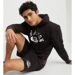 CHAMPION Men's Vintage Wash 7" Varsity Shorts -Fam By Style 2081407 001 alt4