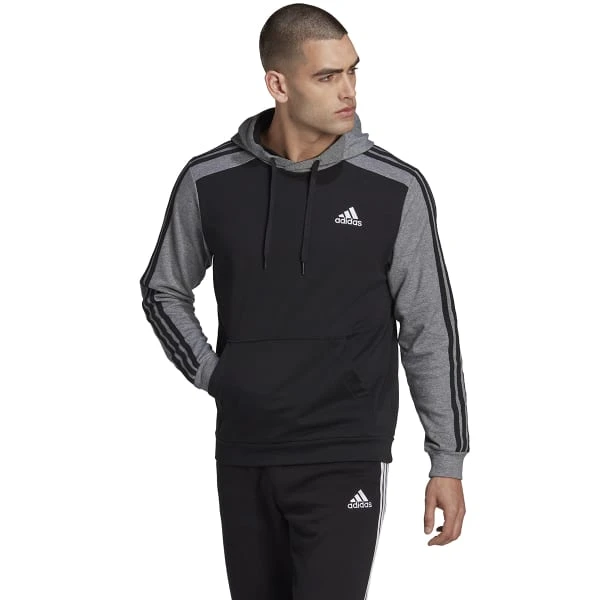ADIDAS Men's Essentials Melange Pullover Hoodie 2 ADIDAS Men's Essentials Melange Pullover Hoodie - Image 2