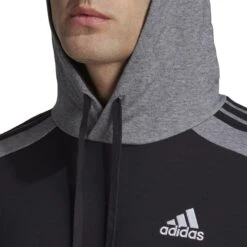 ADIDAS Men's Essentials Melange Pullover Hoodie 10 ADIDAS Men's Essentials Melange Pullover Hoodie -Fam By Style 2081665 001 alt4
