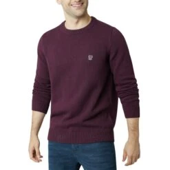 CHAPS Men's Original Crew Neck Sweater -Fam By Style 2081918 602 alt3