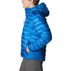 COLUMBIA Men's Pebble Peak Down Hooded Jacket -Fam By Style 2081969 403 alt2
