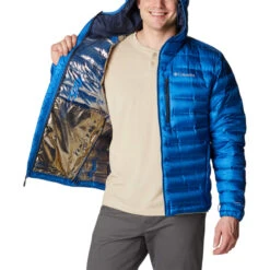 COLUMBIA Men's Pebble Peak Down Hooded Jacket -Fam By Style 2081969 403 alt4