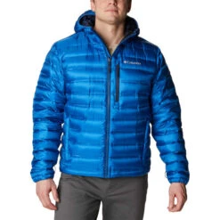 COLUMBIA Men's Pebble Peak Down Hooded Jacket