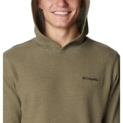 COLUMBIA Men's Pine Peak Waffle Hoodie -Fam By Style 2081979 315 alt4