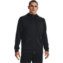UNDER ARMOUR Men's Armour Fleece Full-Zip Hoodie -Fam By Style 2082226 001 alt2
