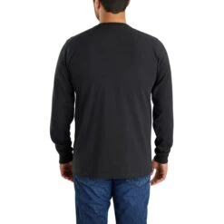 CARHARTT Men's Relaxed Fit Heavyweight Long-Sleeve Graphic Tee 7 CARHARTT Men's Relaxed Fit Heavyweight Long-Sleeve Graphic Tee -Fam By Style 2082565 001 alt3