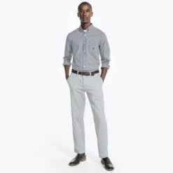 NAUTICA Men's Classic Fit Gingham Shirt -Fam By Style 2082576 402 alt3