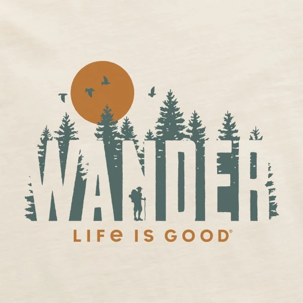 LIFE IS GOOD Men's Wander Forest Short-Sleeve Crusher Tee 2 LIFE IS GOOD Men's Wander Forest Short-Sleeve Crusher Tee - Image 2