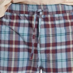 LIFE IS GOOD Men's Smoky Blue Plaid Classic Sleep Pants -Fam By Style 2082630 401 alt2